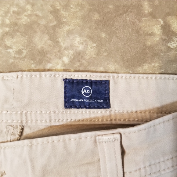 AG Everett Slim Straight Leg Jeans Tan - Picture 2 of 14